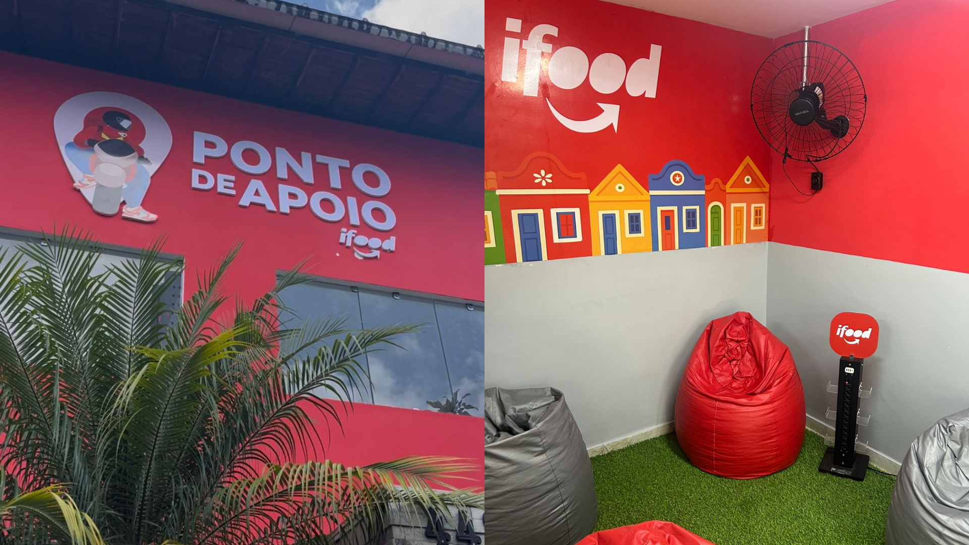 IFood inaugura novo Ponto de Apoio no Recife com estrutura gratuita para entregadores