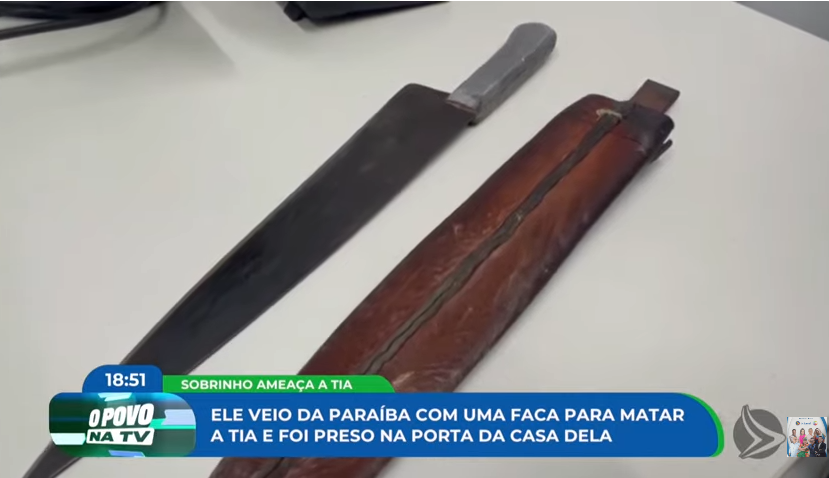 Sobrinho tentou matar tia a facadas em Camaragibe