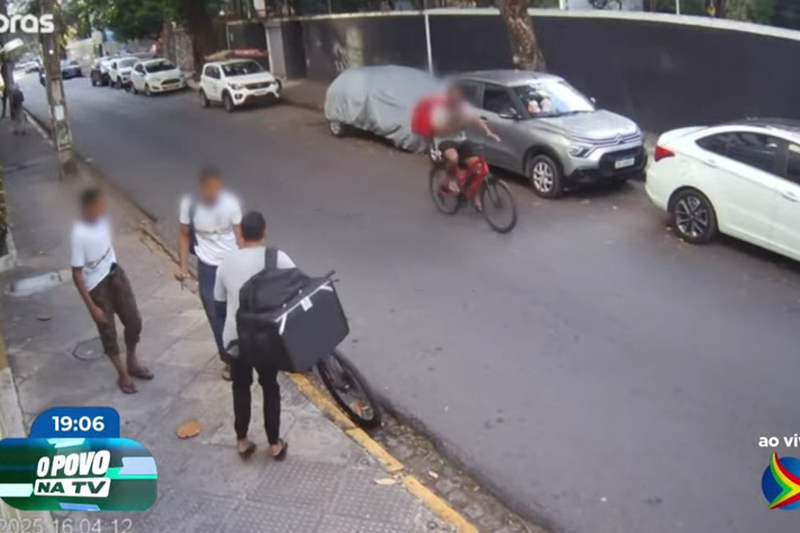 Imagem de adolescentes cometendo delito em Boa Viagem