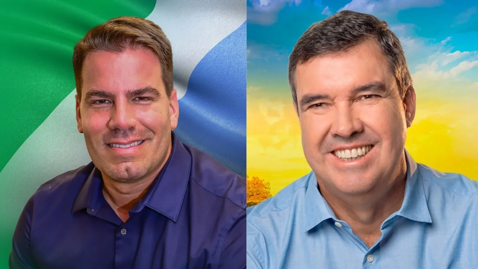 CAPITÃO CONTAR (PRTB) E EDUARDO RIEDEL (PSDB) 