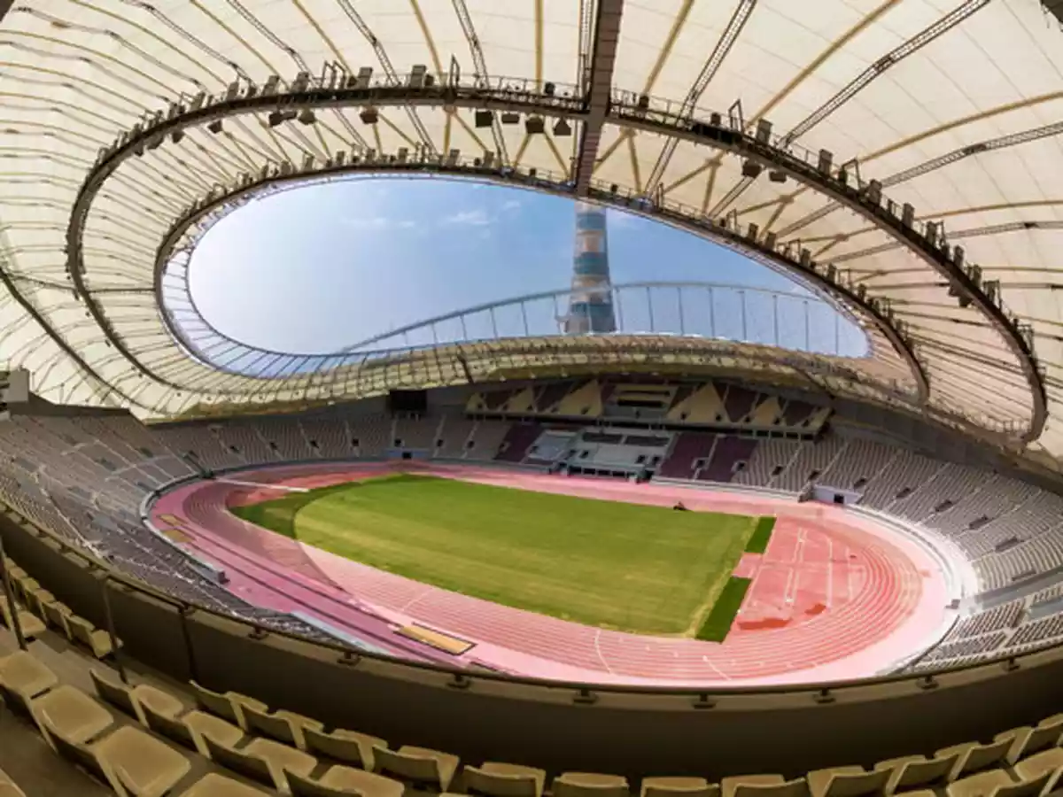 Estádio Internacional Khalifa é um dos palcos da Copa do Mundo do Catar 2022