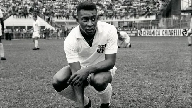 Pel&eacute; marcou a maior parte de seus gols pelo Santos