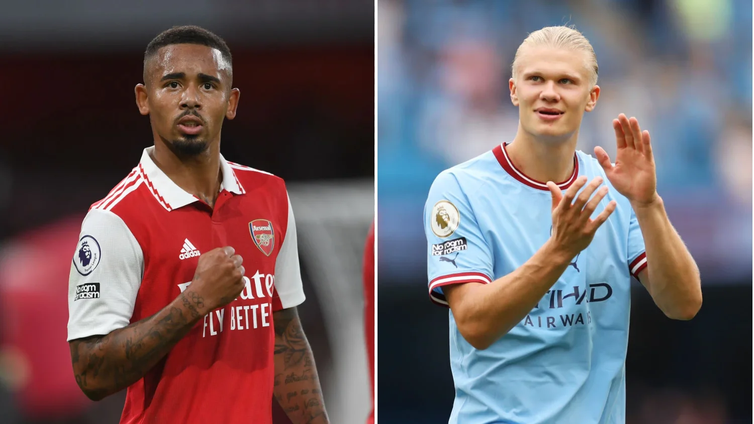 Gabriel Jesus e Erling Haaland prometem fazer um duelo a parte