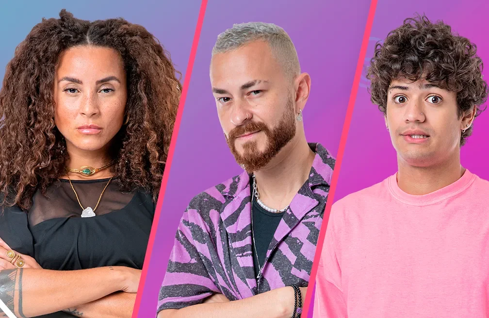 Domitila Barros, Fred Desimpedidos e Gabriel Santana formam o d&eacute;cimo pared&atilde;o do BBB 23