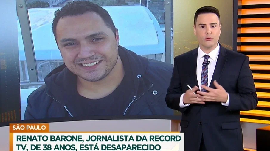 JORNALISTA DESAPARECIDO: O que se sabe sobre o desaparecimento de RENATO BARONE, da RECORD
