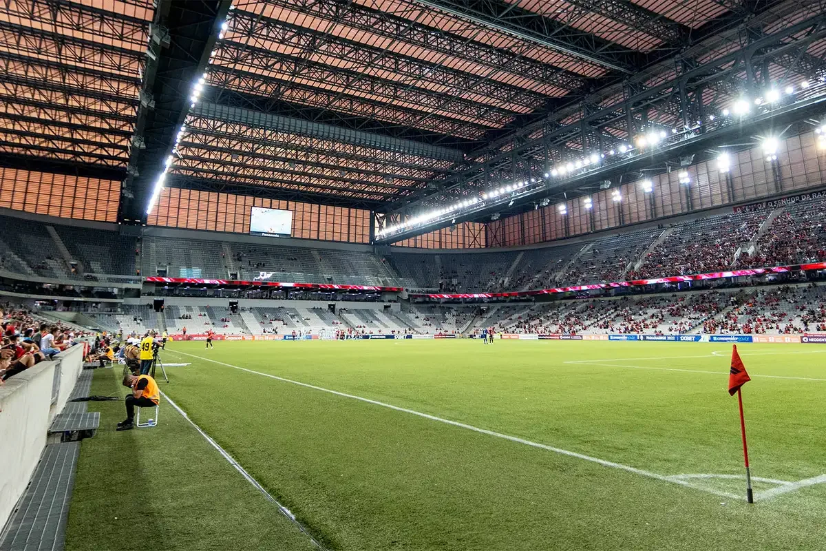 A Ligga Arena ser&aacute; palco da partida entre Athletico-PR e Alianza Lima 