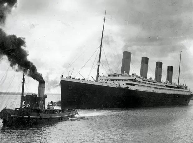 Titanic naufragou no ano de 1912.