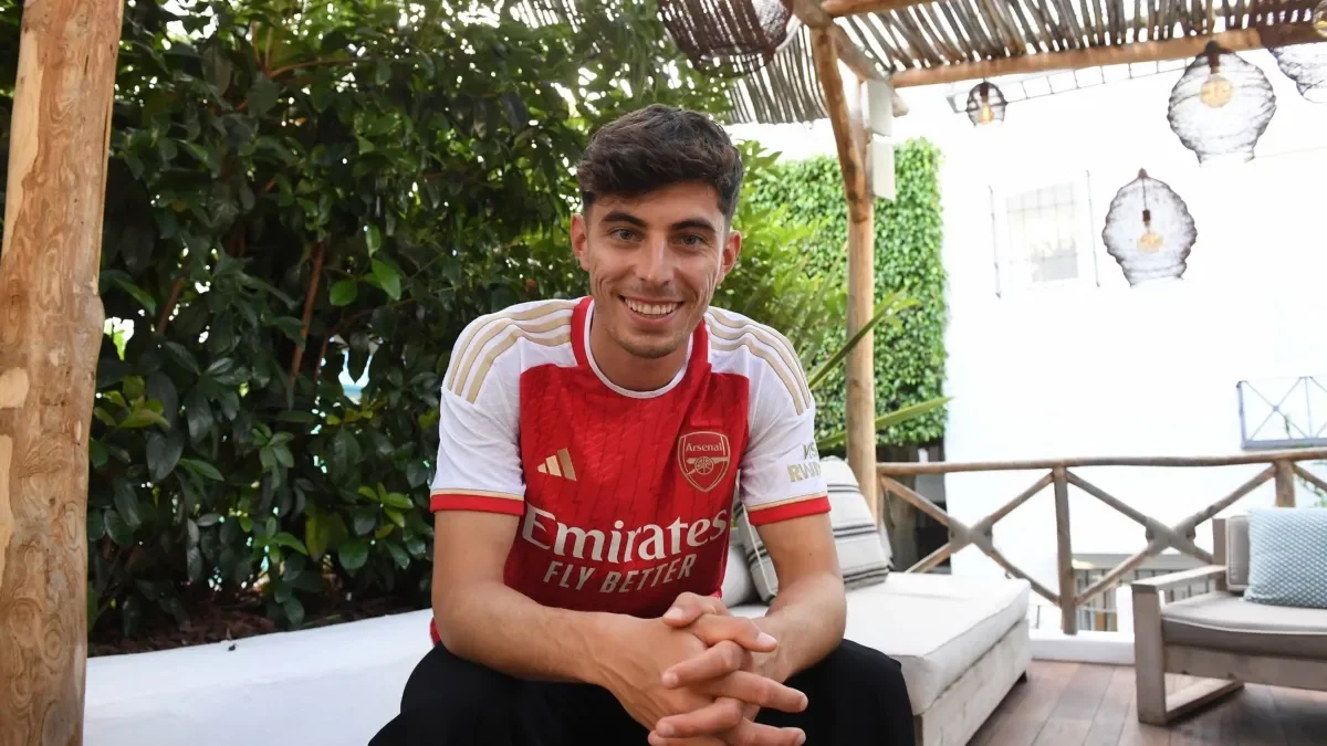 Arsenal anuncia Kai Havertz, ex-Chelsea, como novo reforço.