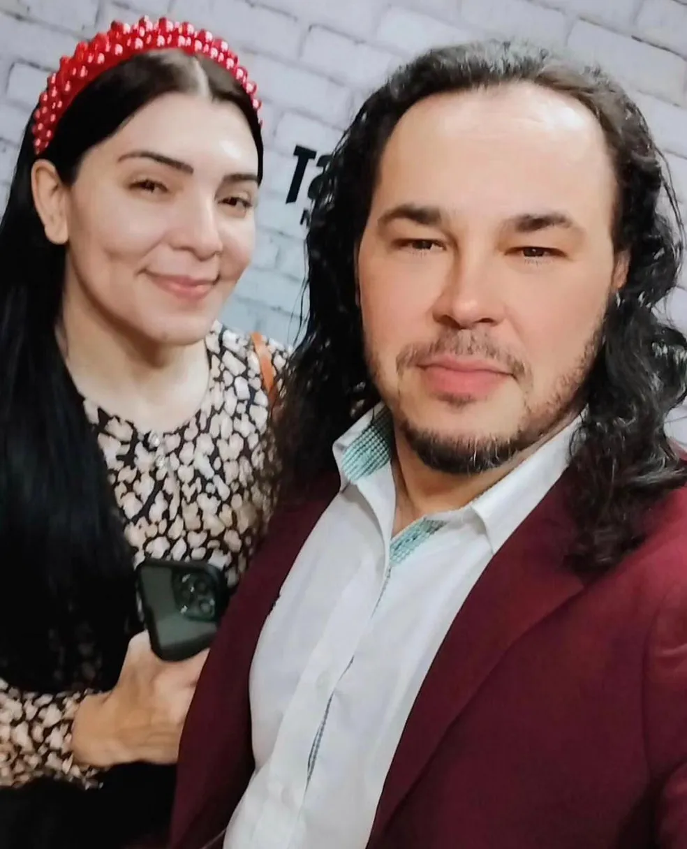 Sara Mariano e o marido Ederlan Mariano