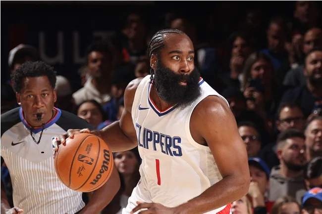 James Harden no Los Angeles Clippers.