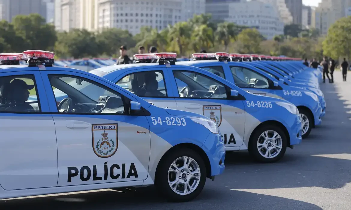 Imagem ilustrativa dos carros da Polícia Militar do Rio de Janeiro