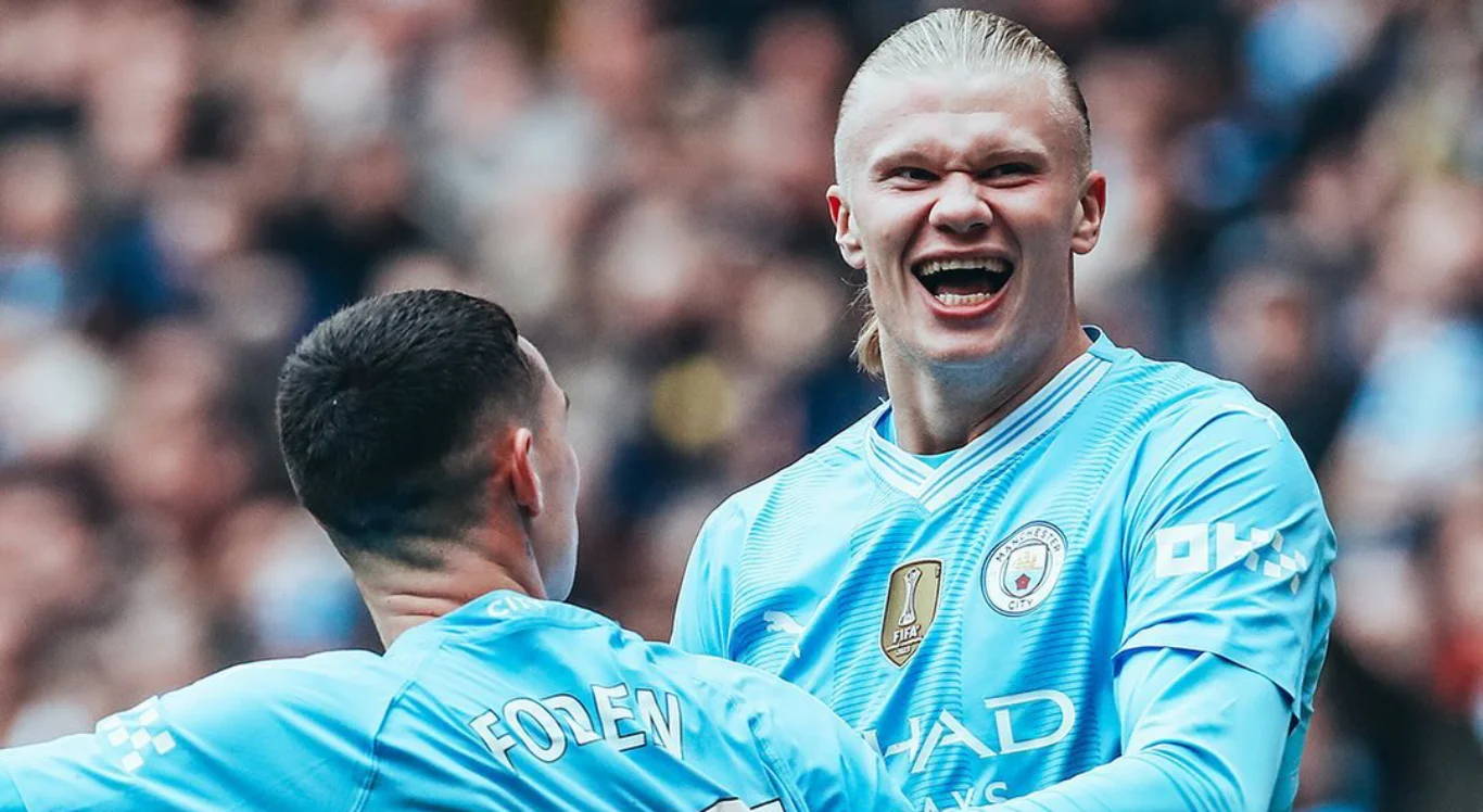 Foden e Haaland, técnico do Manchester City