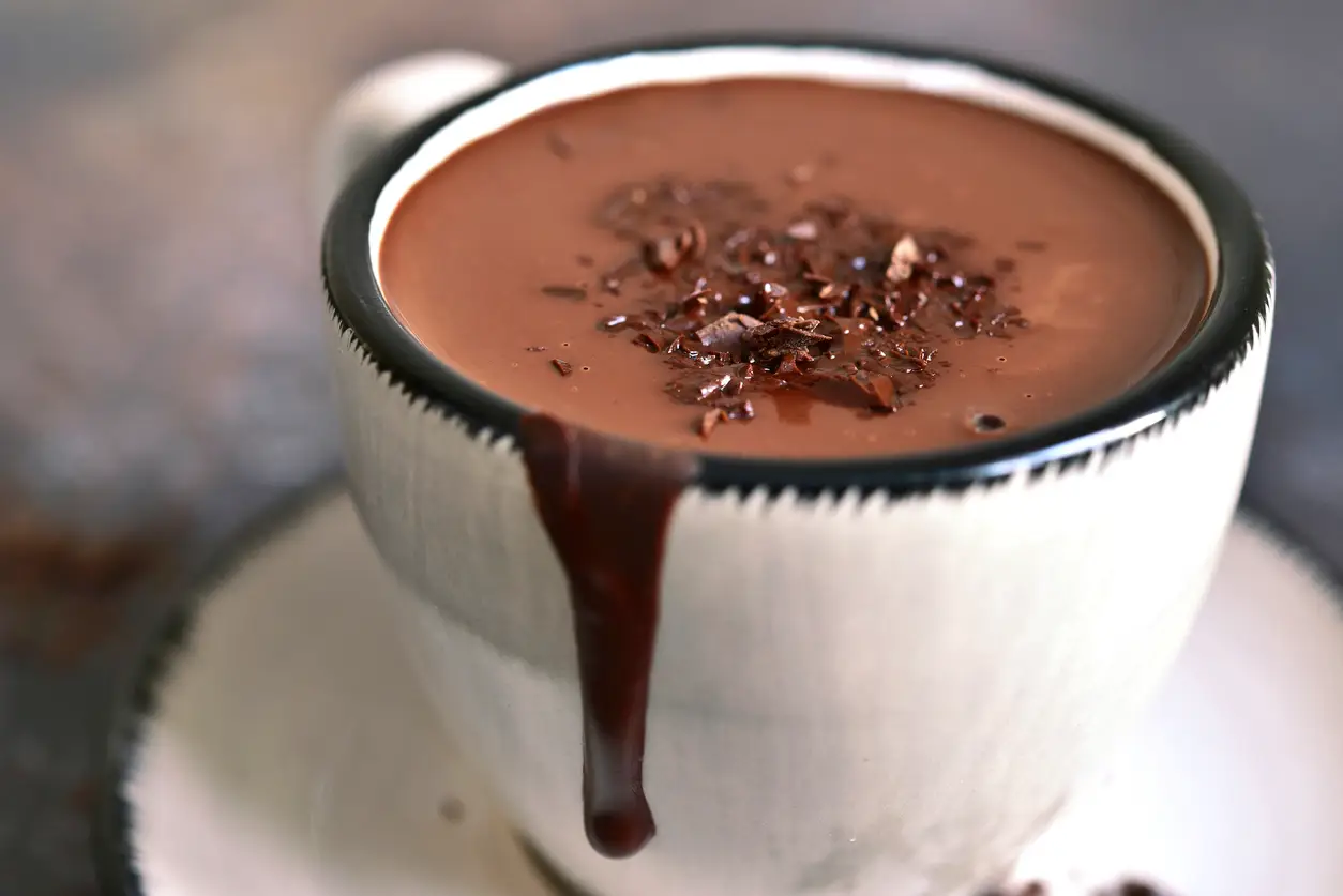 Imagem ilustrativa do chocolate quente!