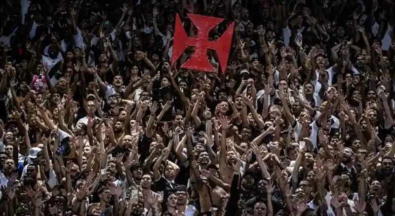 Imagem da torcida do Vasco da Gama