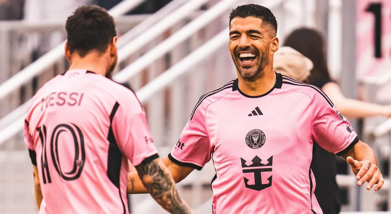 Imagem: Messi e Suárez sorrindo INSTAGRAM/INTER MIAMI