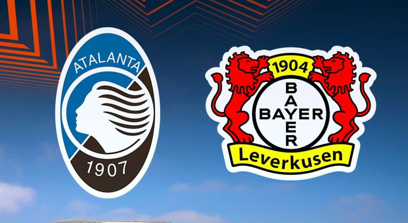 Imagem: escudos da Atalanta e do Bayer Leverkusen
