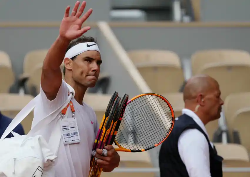 Imagem de Rafael Nadal em Roland Garros