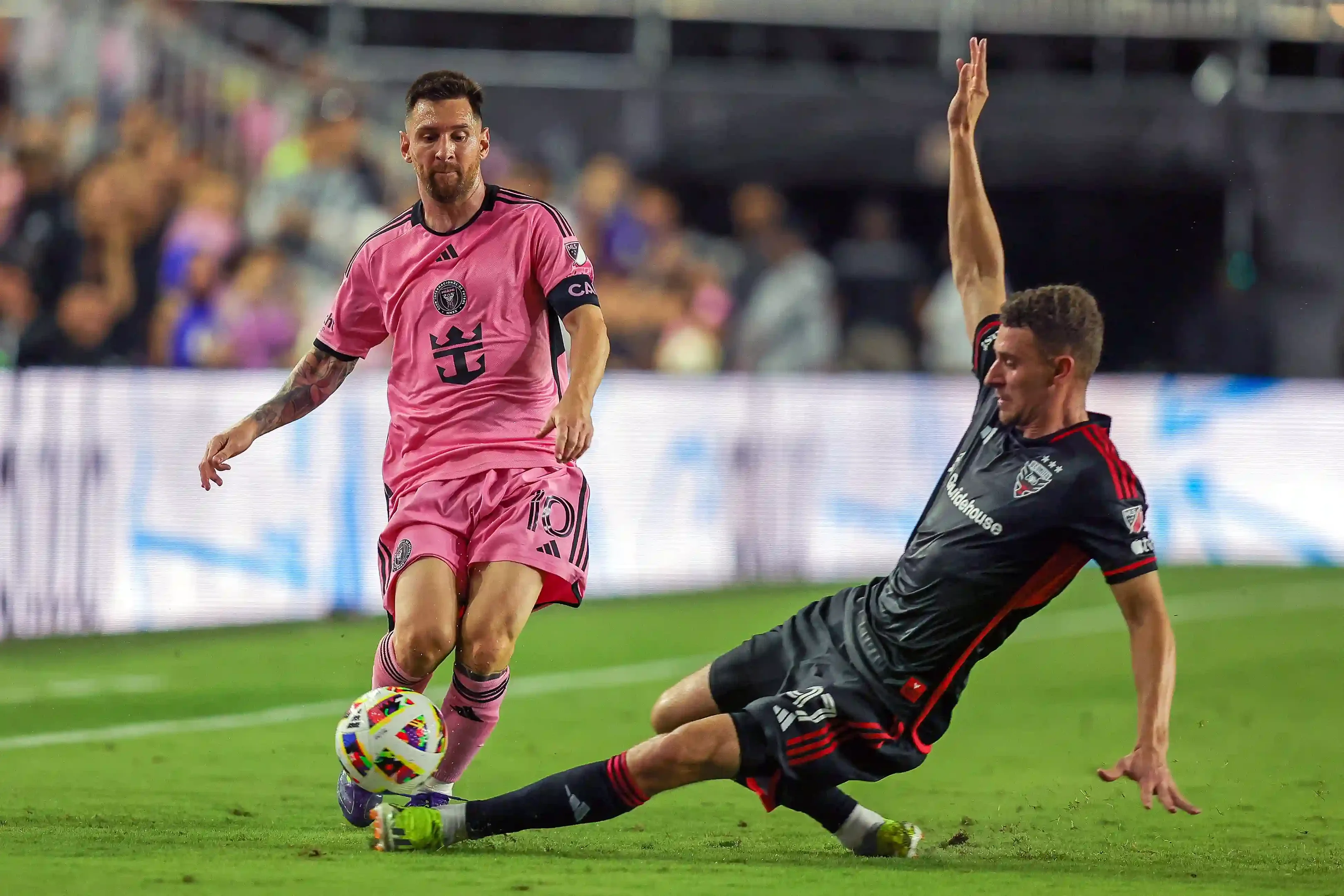 Imagem de Lionel Messi, do Inter Miami, em ação pela MLS