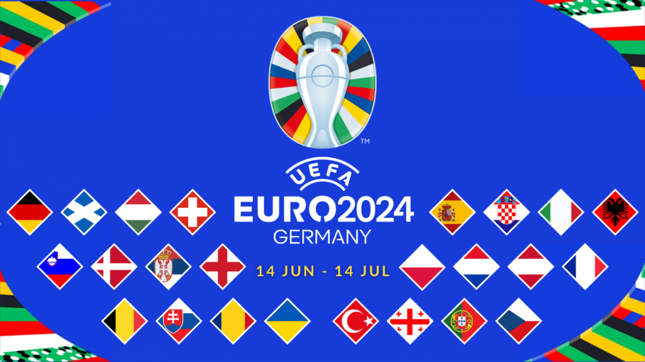 Euro 2024 contará com 24 seleções e será disputada na Alemanha
