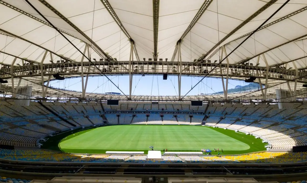 Imagem do est&aacute;dio Maracan&atilde;, palco de alguns dos jogos da Copa Am&eacute;rica quando o Brasil foi sede 