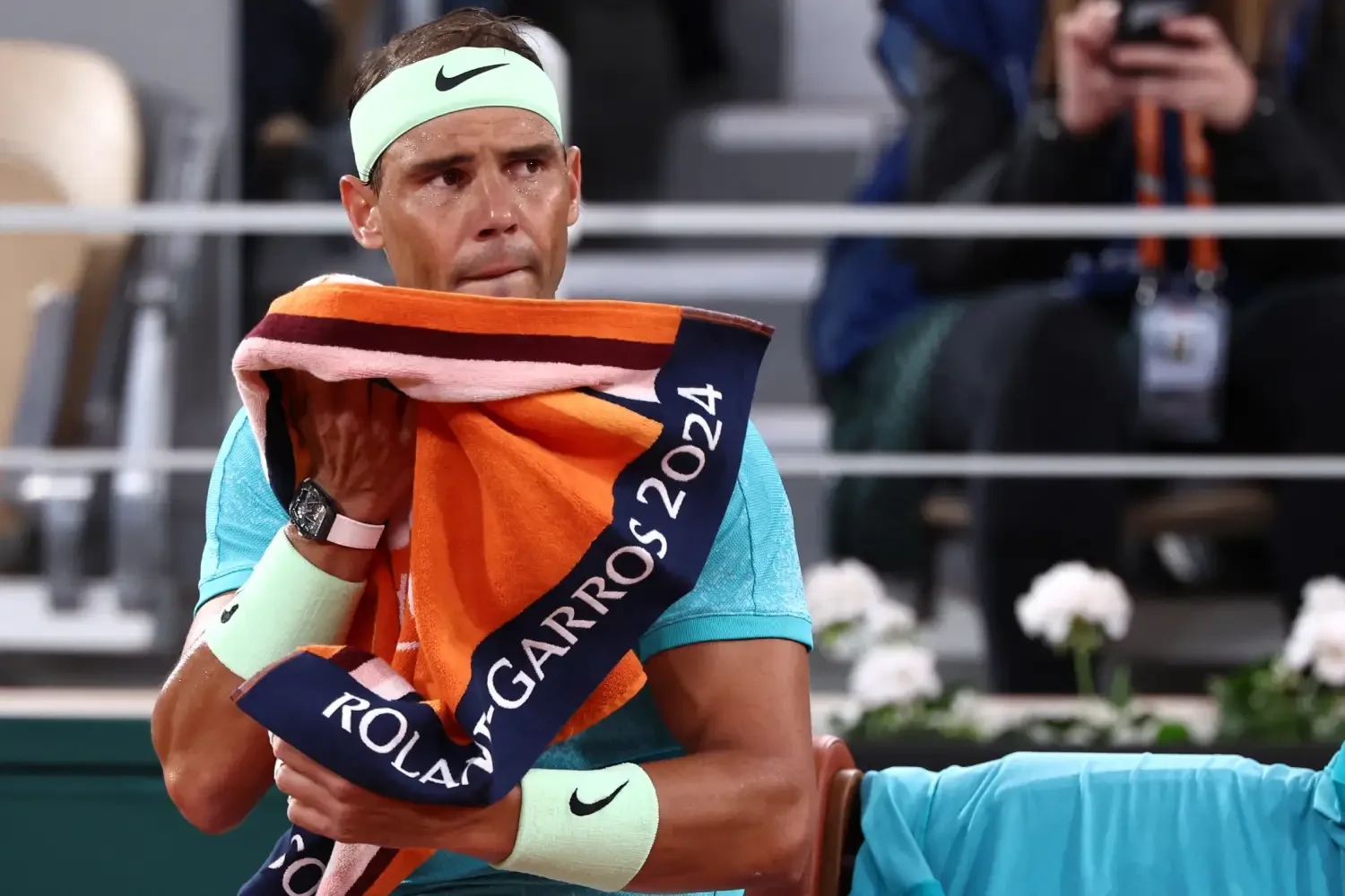 Imagem de Rafael Nadal em Roland Garros