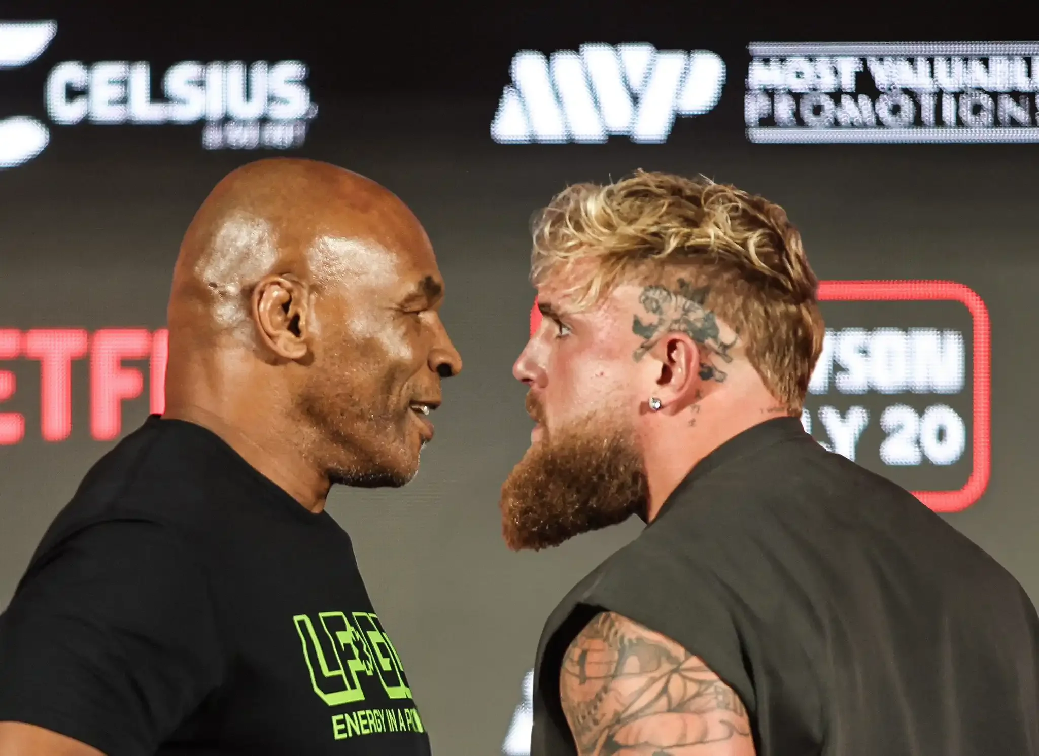 Jake Paul e Mike Tyson se enfrentaram em julho