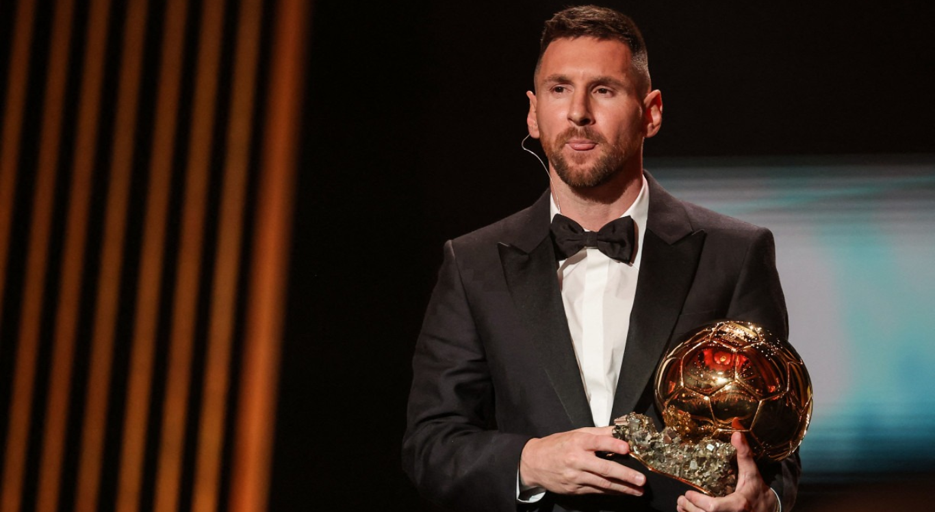 Oito vezes escolhido, Messi é o maior vencedor da Bola de Ouro