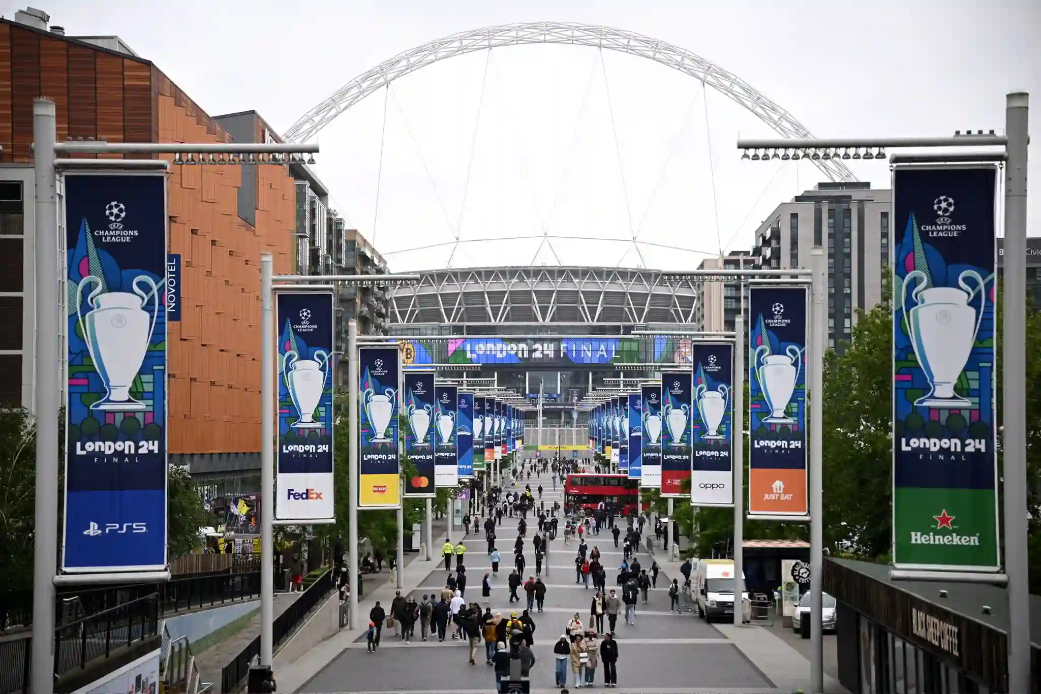 Wembley será palco da final da temporada 2023/24 da Champions League