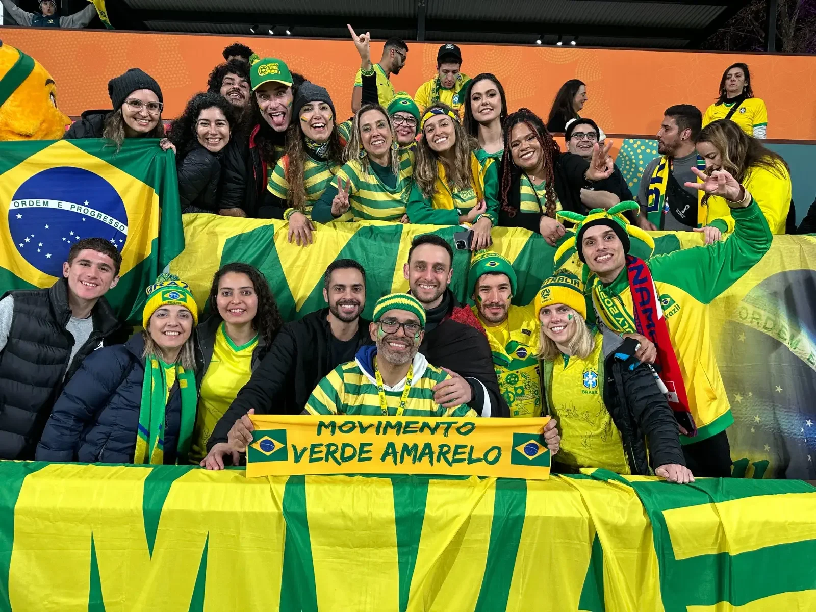 Imagem do Movimento Verde e Amarelo em ação