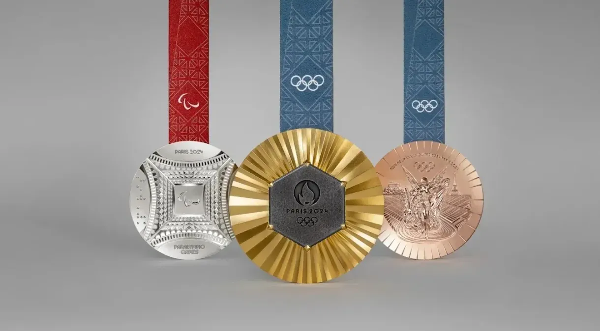 Imagem: Medalhas das Olimpíadas de Paris 2024