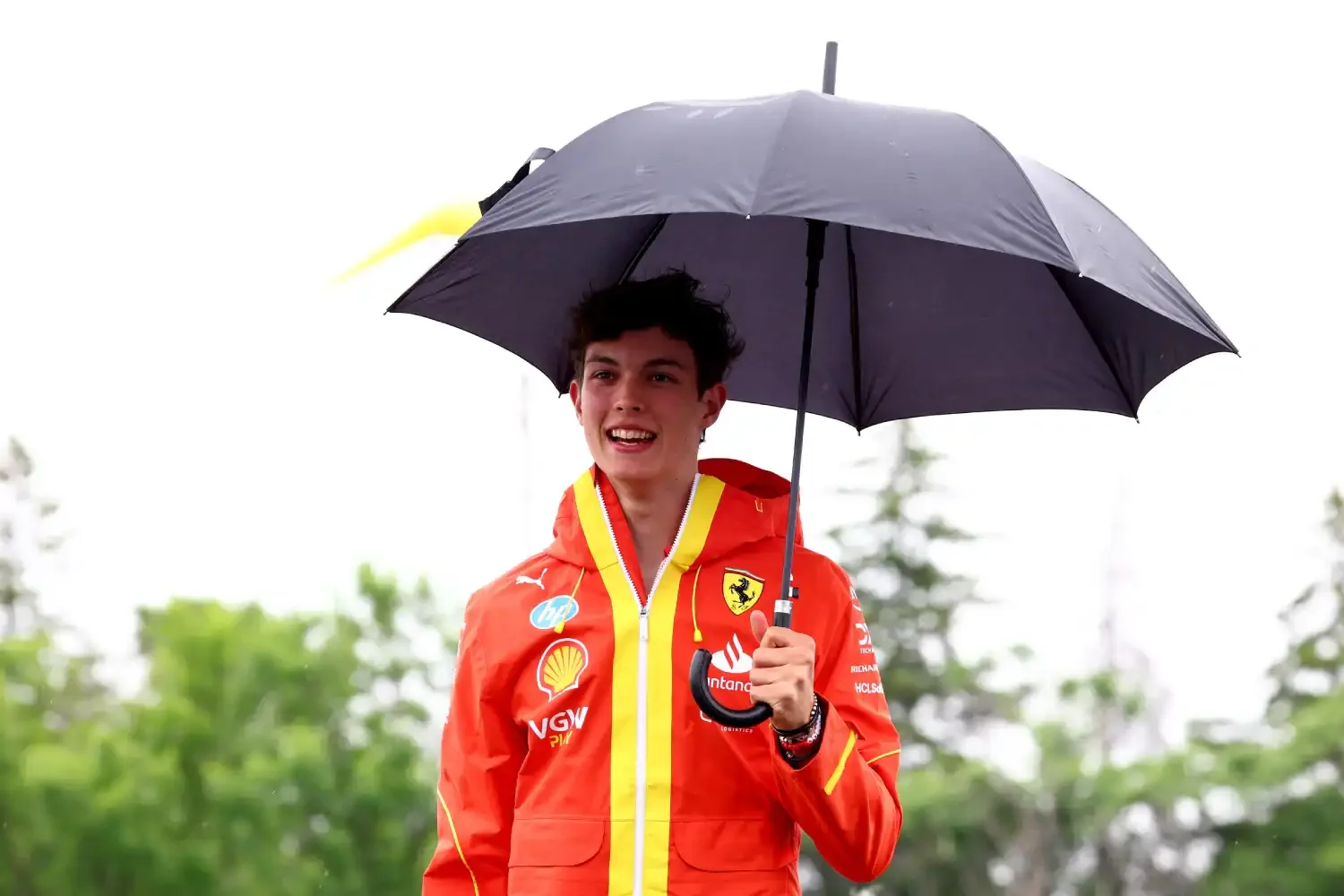 Imagem de Bearman, piloto de testes da Ferrari