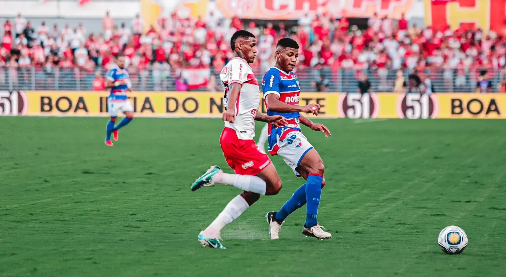 Imagem da grande final da Copa do Nordeste entre CRB x Fortaleza