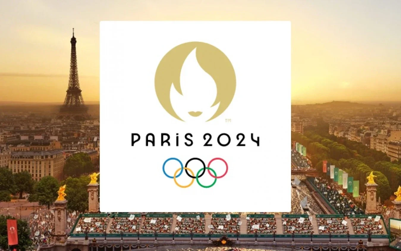 Na imagem, a logo das Olimpíadas de Paris 2024