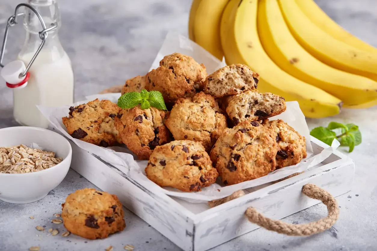 Imagem ilustrativa de cookie de banana fit