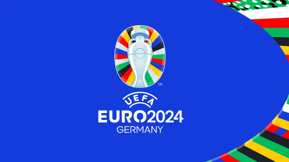 Imagem da logo da Eurocopa 2024, disputada na Alemanha