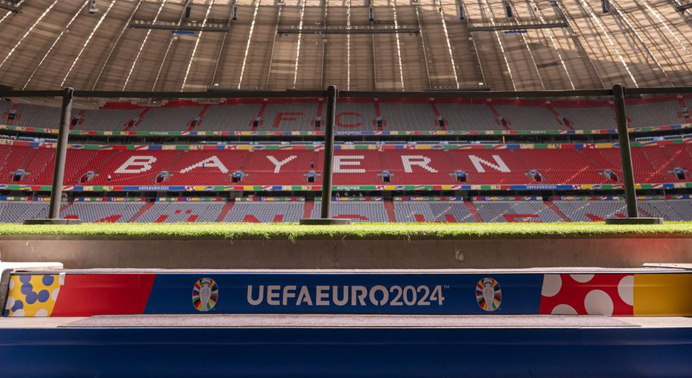 Imagem da Allianz Arena, local da abertura da Eurocopa 2024