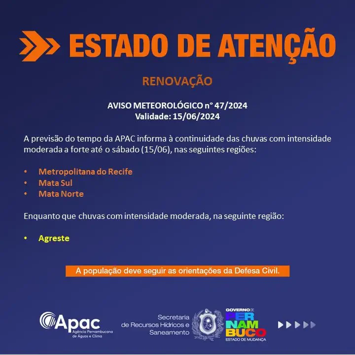 Divulgação/Apac