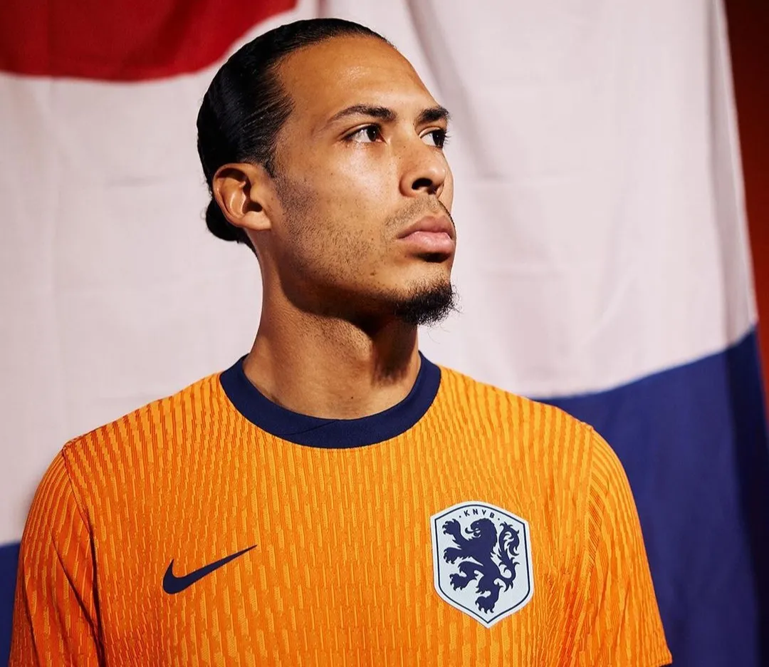 Virgil van Dijk, capitão da Holanda na Euro 2024