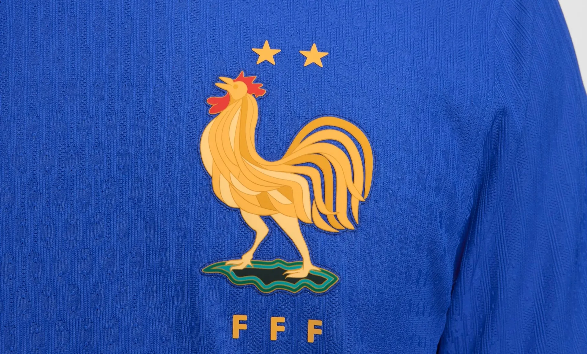 Seleção francesa de futebol usa o 