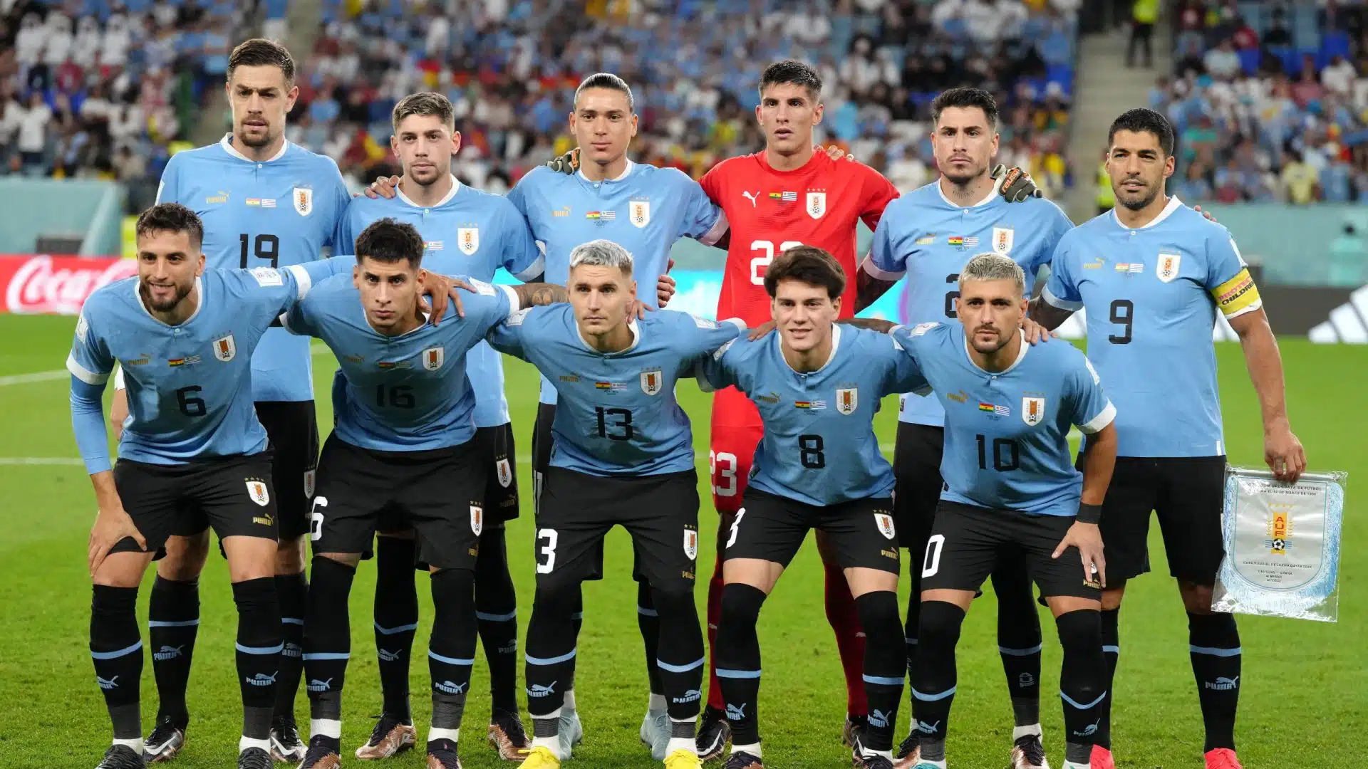Imagem do Time do Uruguai na Copa 2022