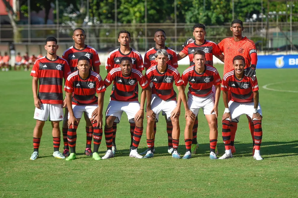 Flamengo em jogo pelo Brasileirão sub-20
