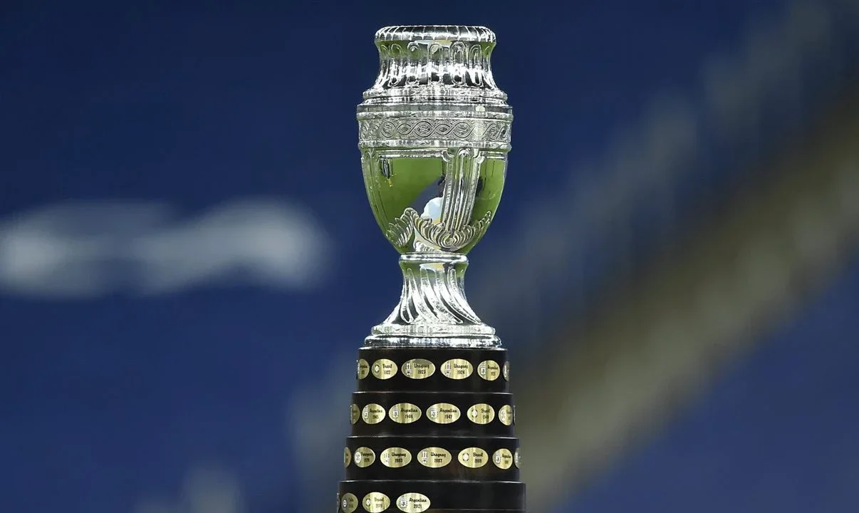 Imagem do troféu da Copa América