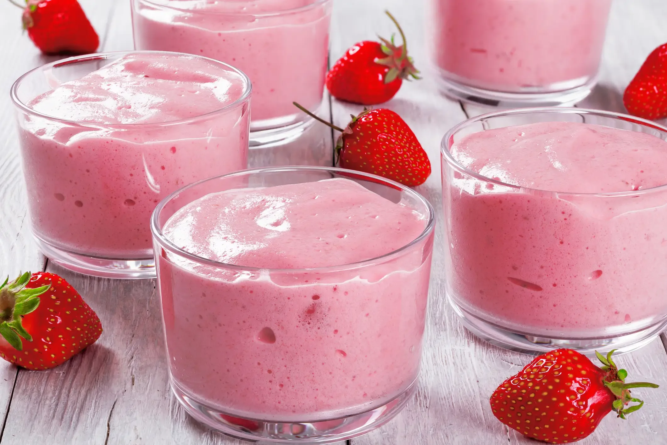 Mousse com suco em pó