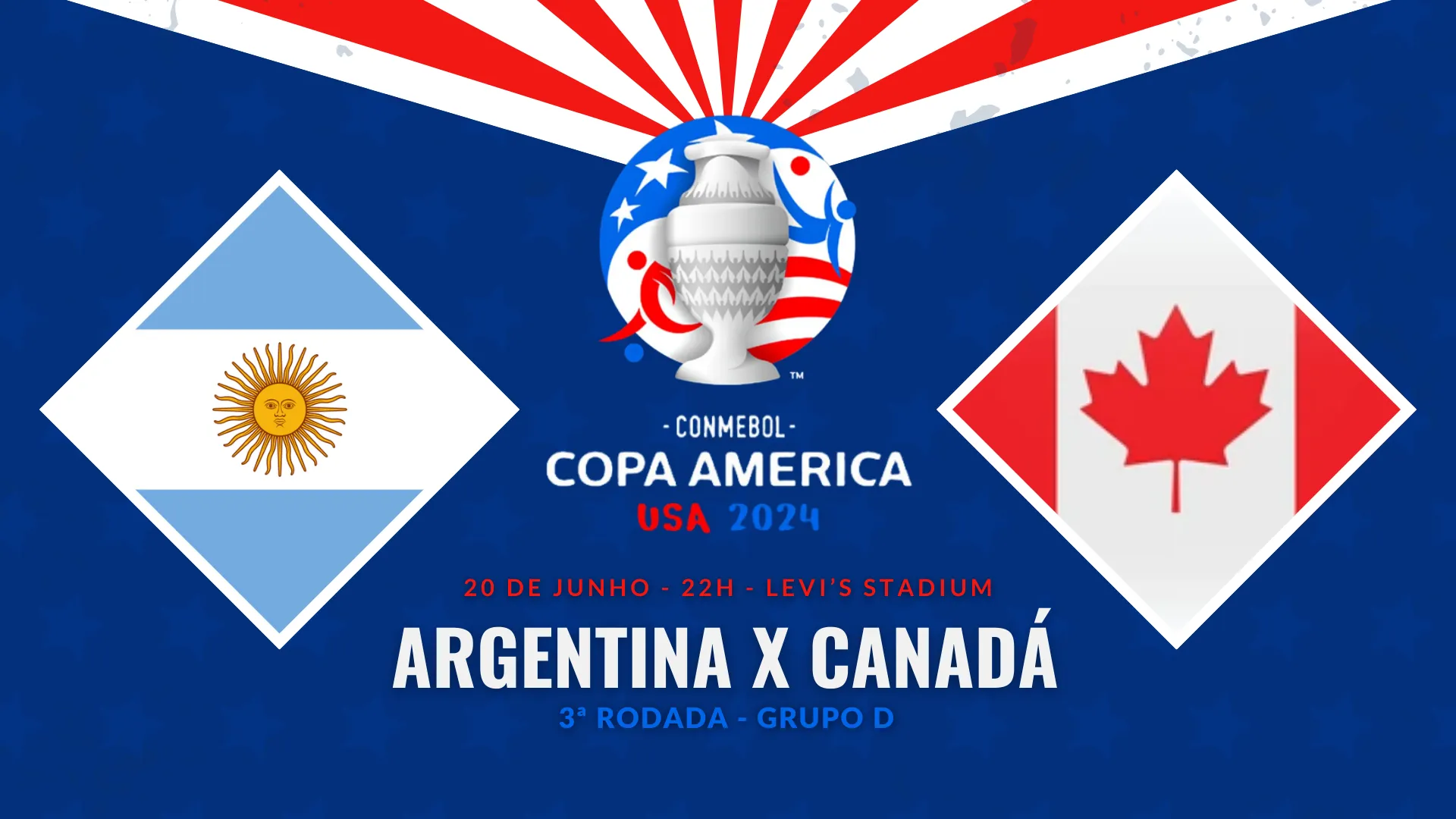 Argentina x Canadá, 1ª rodada do Grupo A da Copa América 2024