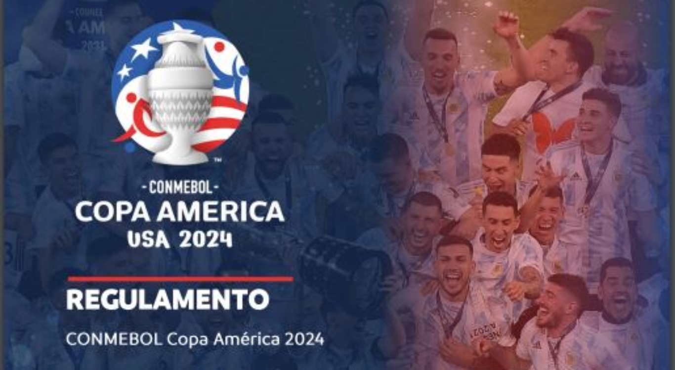 Imagem da capa do arquivo com as regras da Copa América 2024