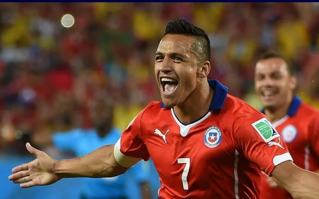 Alexis Sánchez, atacante do Chile. 