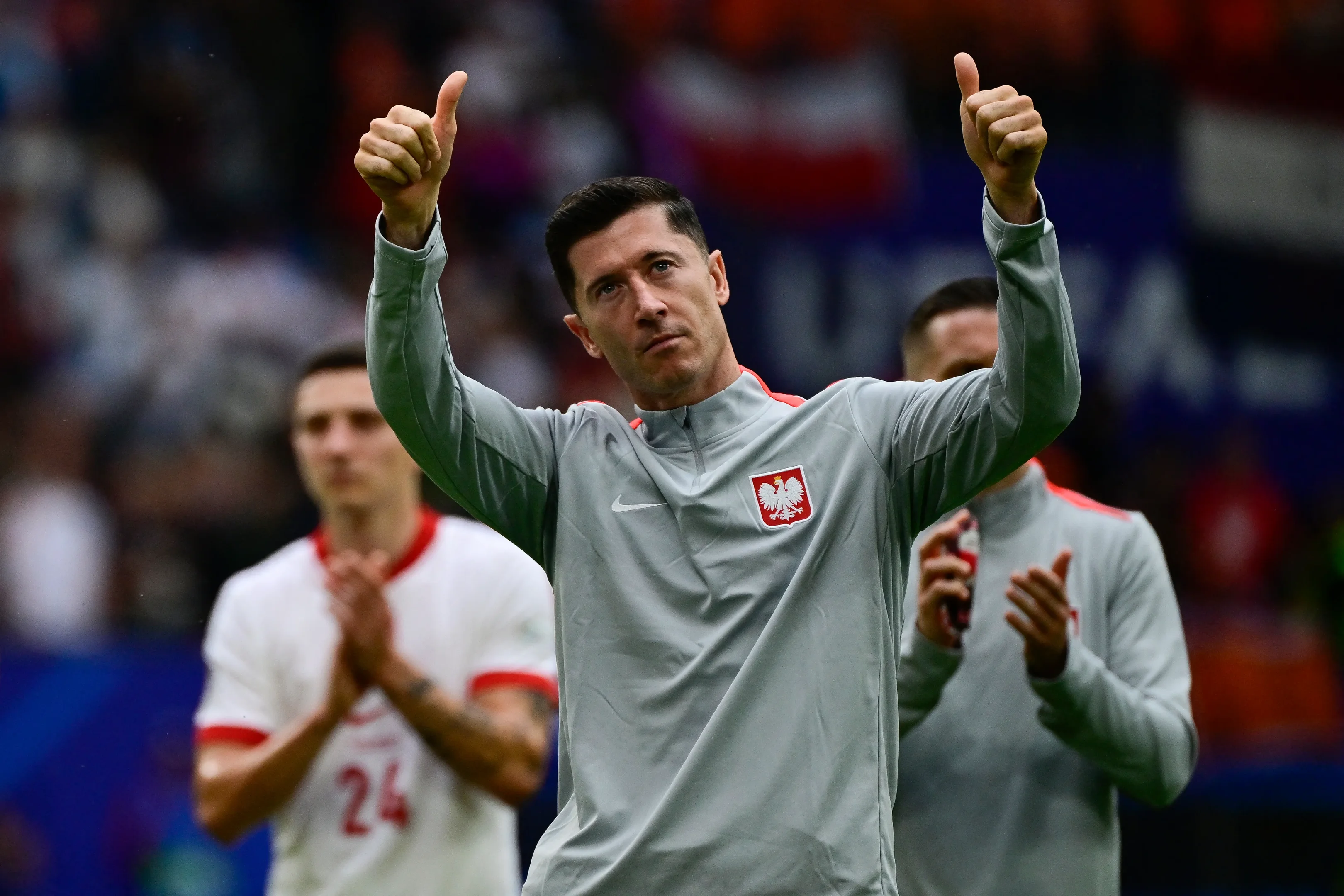 Lewandowski, atacante da Polônia
