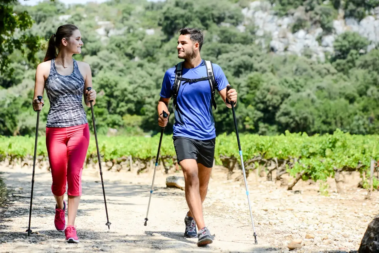 Caminhada nórdica