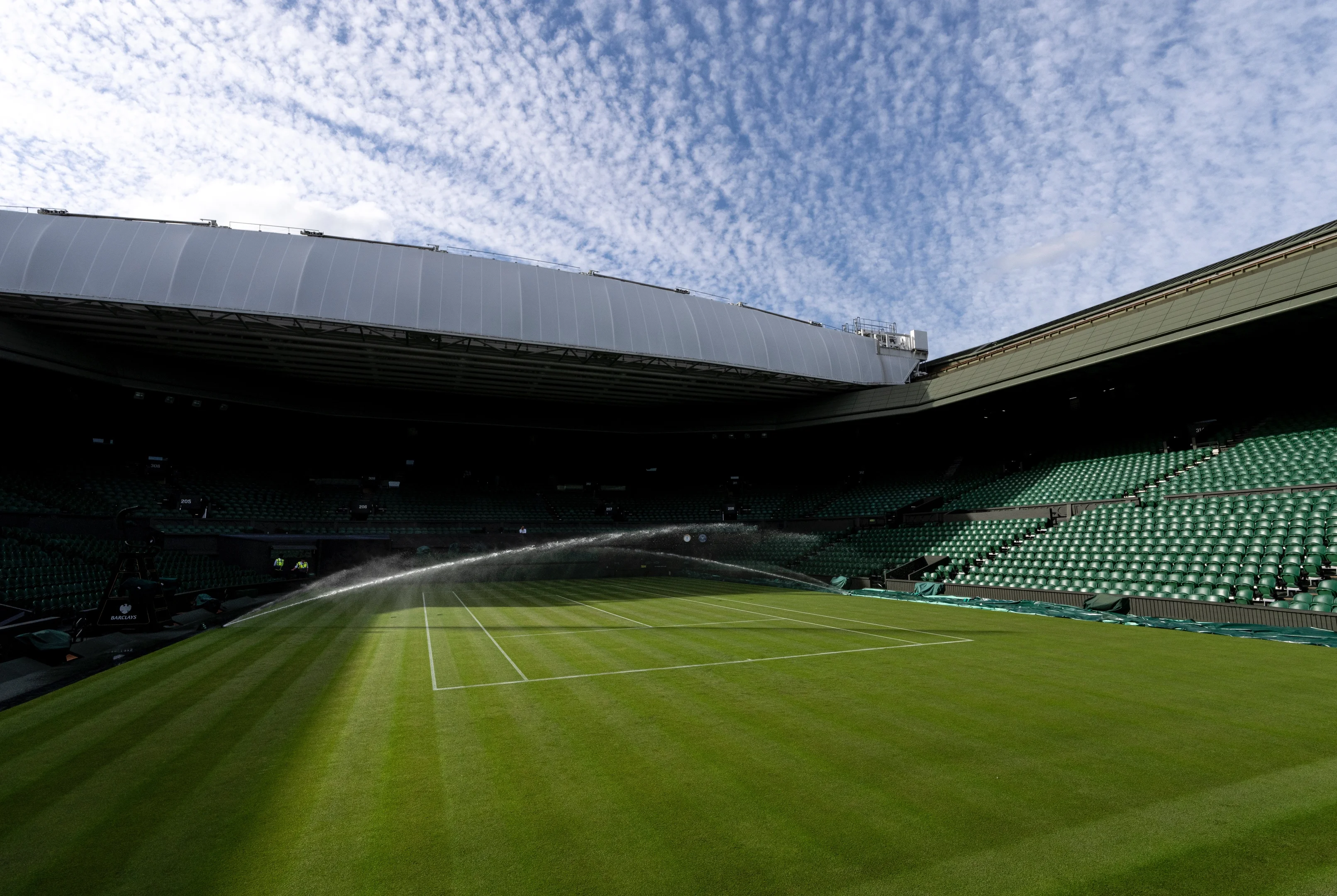 Imagem da quadra principal de Wimbledon, Grand Slam inglês
