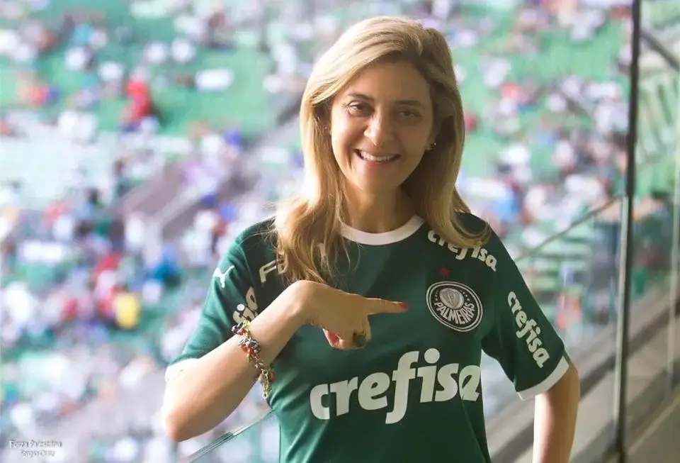 Presidente do Palmeiras Leila Pereira